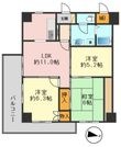 スカイフォーラム小岩 の間取図