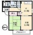 シャーメゾン西岐波 D棟の間取図