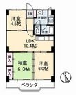 真締川ハイツの間取図