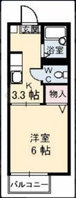 メゾングレイスの間取図