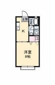 カーサクレールA棟の間取図