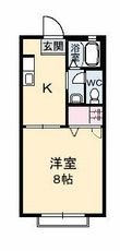 カーサクレールA棟の間取図