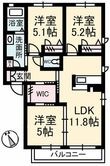 シャーメゾン東陽A棟の間取図