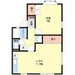 クレスト小串A棟の間取図