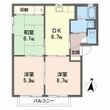 シャーメゾン明神B棟の間取図