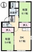 プライムハウスB棟の間取図