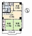 真締川ハイツの間取図