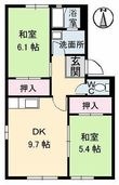 プライムハウスB棟の間取図