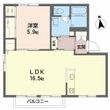 ディアスまさごB棟の間取図