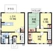 ガーデンハウスの間取図