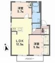 エスポワール小串　Ｂ棟の間取図