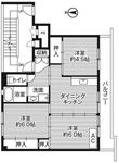 ビレッジハウス宇部5号棟の間取図