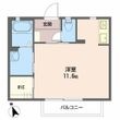 シャーメゾンHARUKAの間取図