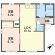 ディアス恩田 B棟の間取図