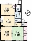 シャーメゾン西岐波 A棟の間取図