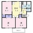 写真：ハイツＦＬＯＷＥＲ2階の間取図