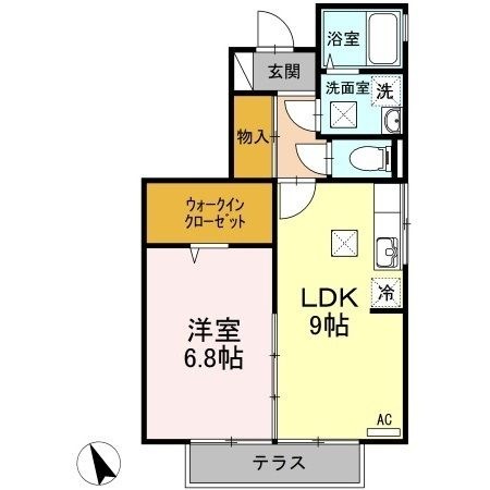 拡大写真:セジュールヴァンセンヌ B棟 1階B101の間取り