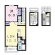 アンジュ・大小路の間取図