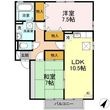 グリーンヒルの間取図