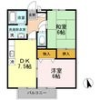ファミール東琴芝の間取図
