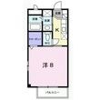 アネックスＦ　Ａの間取図