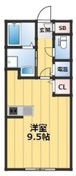 新森グリーンハイツの間取図