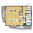 キャニスコート上新庄の間取図