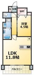 エムズセントラル上新庄の間取図