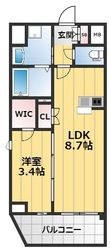 サムティ京橋Clearの間取図