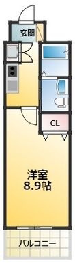 レジデンス京橋スクエア（ルクレ京橋）の間取図