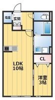新森グリーンハイツの間取図