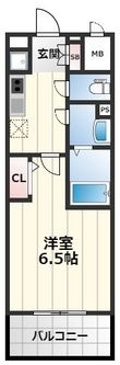 エスリード大阪プライムゲートの間取図