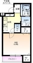 フジパレス十三北2番館の間取図
