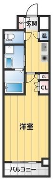 エステムヒルズ新大阪の間取図