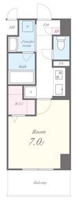 M.R Residenceの間取図