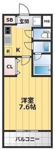 レジディア新大阪の間取図