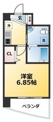 セレニテ江坂ルフレの間取図