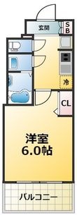 プレサンス塚本ベラビィの間取図