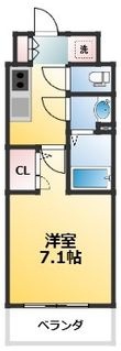 S-RESIDENCE大和田alineの間取図