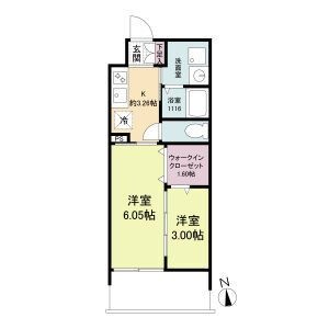 拡大写真:WORVE吹田江坂 6階604の間取り