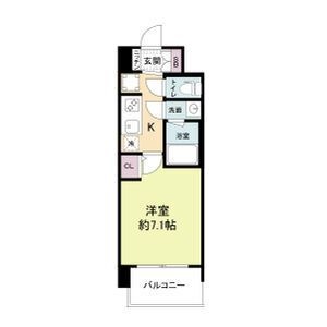 拡大写真:スプランディッド新大阪V 5階503の間取り
