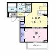 千石東町アパートの間取図