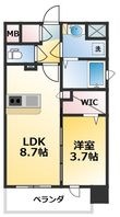 大阪市淀川区新北野1丁目の間取図
