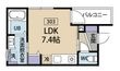 ブランシェ服部の間取図