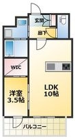 写真:Alivis三国本町 10階1003の間取図