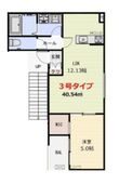 イル・フィオーレ一津屋の間取図