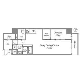 拡大写真:LEGALAND+猫 MIYAKOJIMA 4階403の間取り