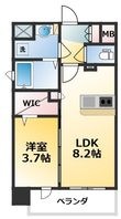 大阪市淀川区新北野1丁目の間取図