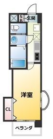 Luxe新大阪EAST2の間取図