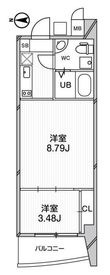 URBAN FLATS江坂の間取図